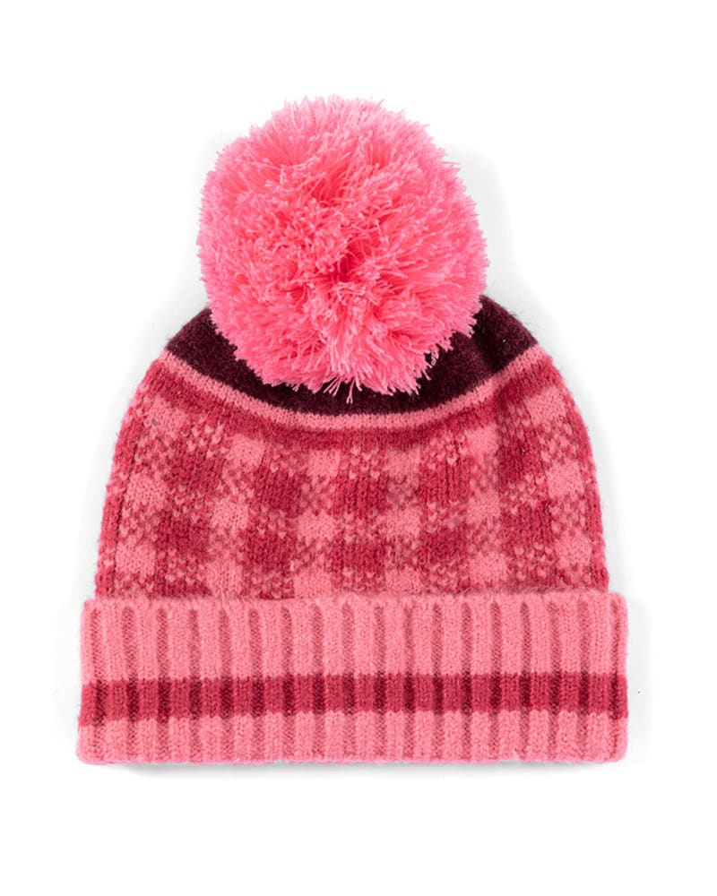 Front of a size One Size Zoey Hat in Pink by Shiraleah. | dia_product_style_image_id:309046
